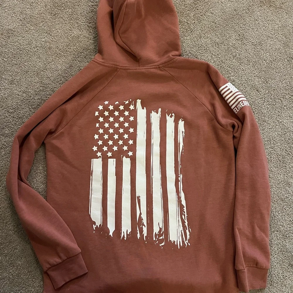 Nine Line Women's Rust Hoodie - Picture 2 of 2